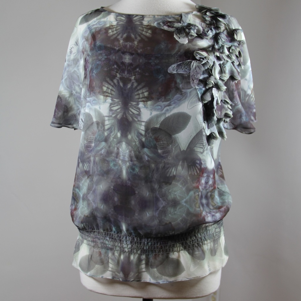 Ted Baker Chiffon Butterfly Top